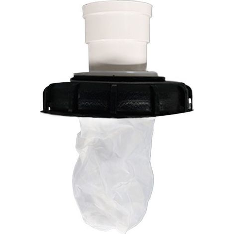 Filtre À Couvercle, 180° Filtre à Eau de Pluie 163 mm Lavable Accessoires De Réservoir en Nylon avec Couvercle De Baril d'argile De Filtre Net pour réservoir d'eau de Pluie IBC DN 150