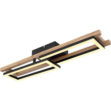 Globo - plafón - Illa - negro - metal - LED - 67266D (1/5)