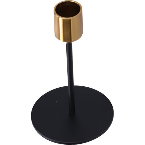 Porte-bougie en Alliage Moderne Style Minimaliste pour Décoration de Mariage, Noël, Fêtes et Événements (1/5)