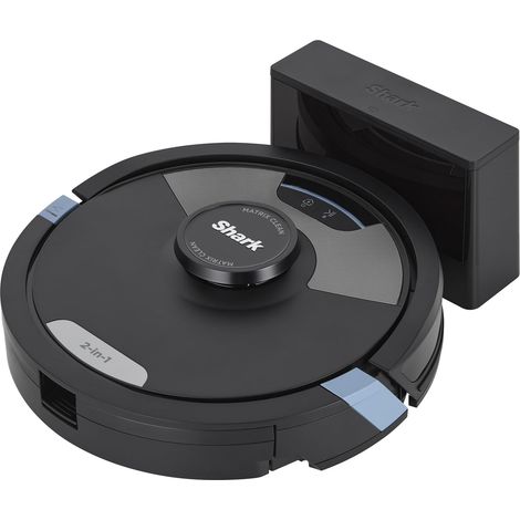 Robot aspirateur-balai 2-en-1 avec navigation LiDAR, nettoyage matriciel pour moquette, sols durs et poils, auto-chargement, anti-allergène, WiFi/App, noir, RV2620WDEU (1/5)