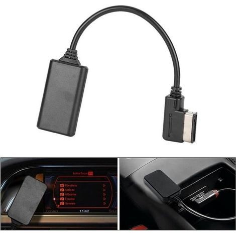 Adattatore ausiliario Bluetooth 5.0, adattatore di interfaccia musicale, cavo audio Bluetooth per auto, compatibile con AMI, MMI e MDI. (1/4)