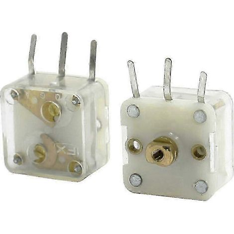 2 condensateurs variables doubles de 20 pF de type 223F compatibles avec les radios FM (1/5)