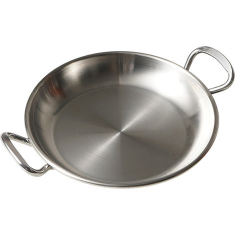 Plate Rond En Acier Inoxydable - 28 Cm - Pour Apéritif Salade Dessert Confiserie - Usage Intérieur Et Extérieur - Lot De 1