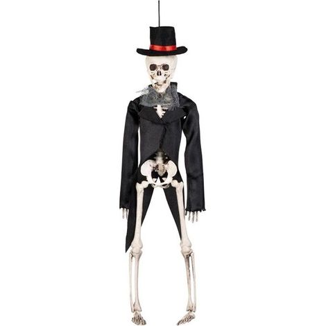 SQUELETTE MARIÉ HOMME 43 CM Noir (1/3)