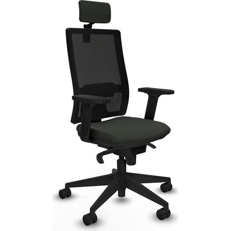 Piqueras y Crespo Sila Horna Chaise de bureau noir (1/3)