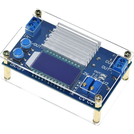 Régulateur de tension réglable DC vers DC 5,3 V-32 V à 1,2 V-32 V 12 V Module d'alimentation 12 A LCD Step Down Transformateur de tension 160 W CC CV Buck Convertisseur réducteur (1/5)