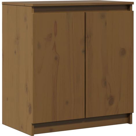 Armadietto ambra 60x36x65 cm in Legno Massello di Pino vidaXL