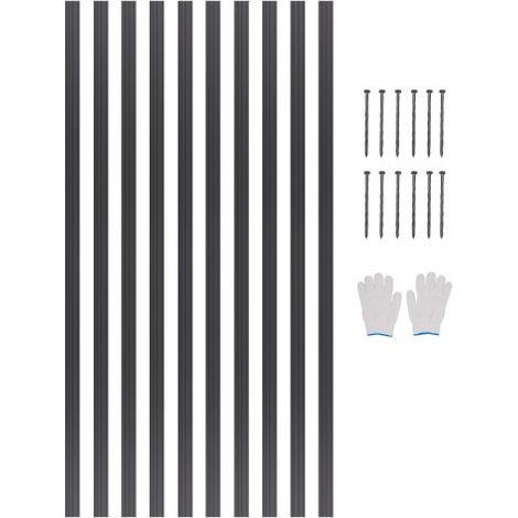 Bordure de Jardin en Alliage d'Aluminium - Lot de 10 (1/5)
