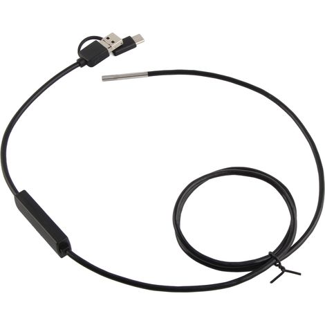 3-in-1-Endoskop für Android mit USB-C-Anschluss, wasserdichter 3,9-mm-HD-Kamera und 1-m-Kabel