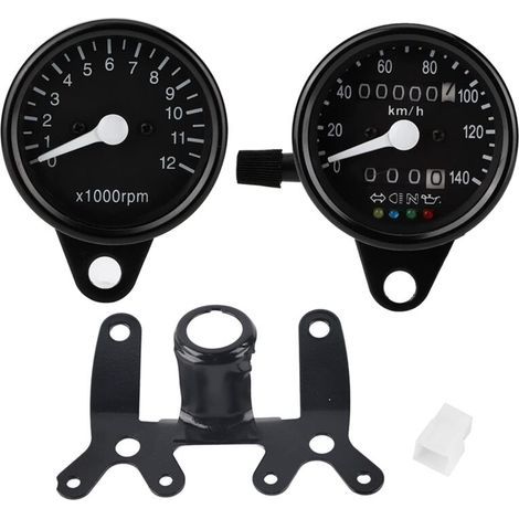 Compteur de vitesse et odomètre électronique/mécanique à double affichage pour motos, adapté aux modèles CG125 et GN125. (1/5)