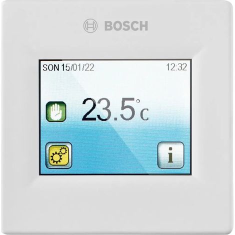 BOSCH Regulador de temperatura ambiente C-IR 20 90x90x42, para calefacción por infrarrojos HI400 P, 7738343177