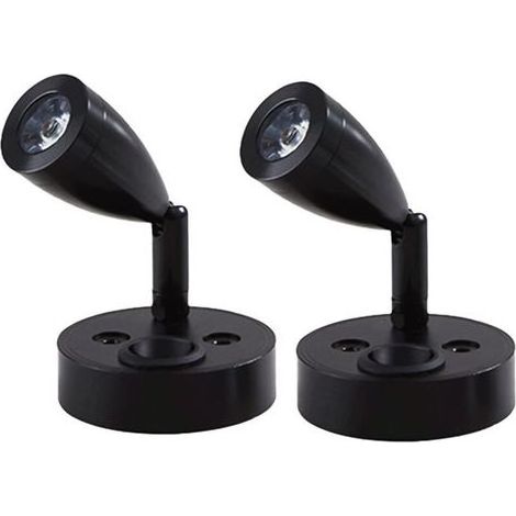 Lot de 2 lampes lecture LED 12V – Interrupteur réglable – Éclairage 6000K – Installation facile pour camping-car et fourgonette (1/5)