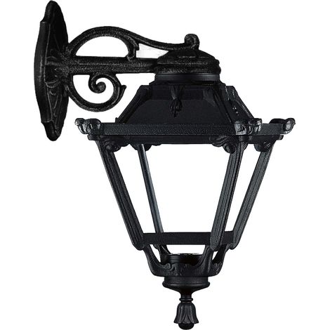 Aplique de pared clásico INDURA MINI 4 E27 42 W IP55 Negro (1/3)