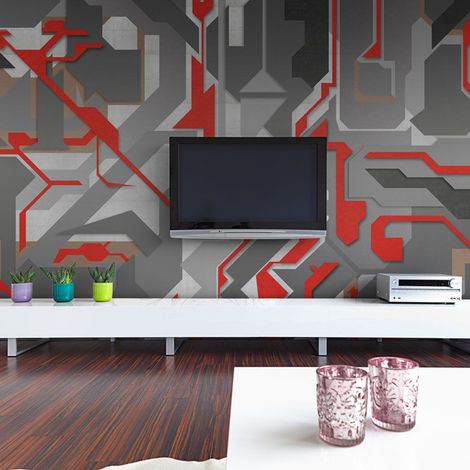 Papier Peint "Chemins Abstraits" 270 x 350 cm (1/2)