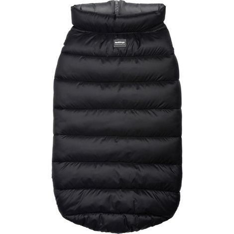 Wendbare Hundejacke - Red Dingo - 25 cm - Wasserdicht - Schwarz und Grau - Neopren und Fleecestoff (1/4)