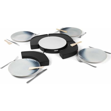 Plancha électrique 1000 W – 4 plaques de cuisson 30 x 10 cm – Température jusqu'à 250 °C – Accessoires inclus : 4 spatules en bois – Princess (1/7)
