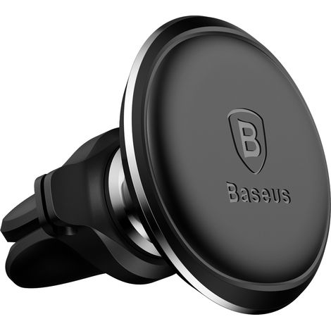Soporte magnético para teléfono de coche para la rejilla de ventilación - negro (1/5)
