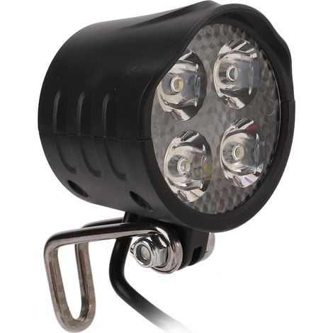 LED-Scheinwerfer für E-Bikes, integrierte Hupe, 4 Leuchten, kratzfest, wasserdicht, für Elektroroller (1/5)