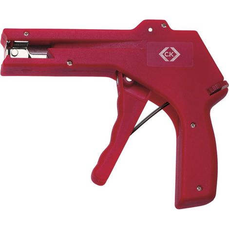 C.K Pinza para Abrazaderas de Nylon Roja Funcional y Compacta