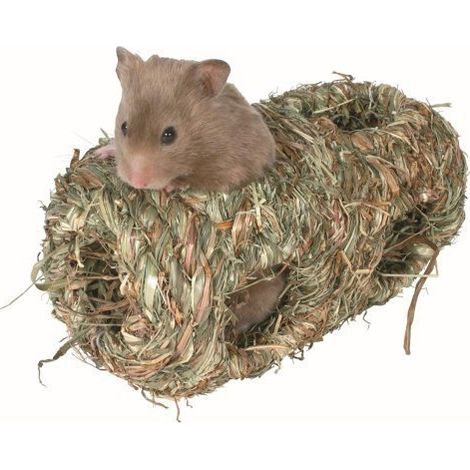 NID D'HERBE POUR HAMSTERS, DOUBLE, Ø 10 × 19 CM ZOO 6109