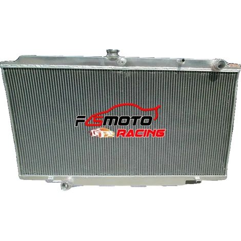 Radiador de aluminio, dimensiones del núcleo: 450 mm x 908,24 mm x 52 mm, dimensiones totales: 926 mm x 545 mm x 64 mm, diámetro de entrada/salida: 35 mm, compatible con Nissan Patrol GU 2.8L TDI RD28 (1/5)