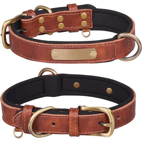 Collier en cuir réglable pour chat avec boucle, petit collier pour chatons (1/4)