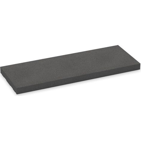 Cubremuros Duero 75 cm - Formato intermedio con goterón antimanchas - 75 × 28 × 4 cm - Palet - Negro
