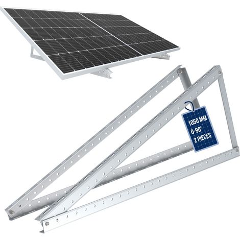 NuaSol Soporte elevado para módulos solares hasta 105 cm tejado plano FV (1/5)