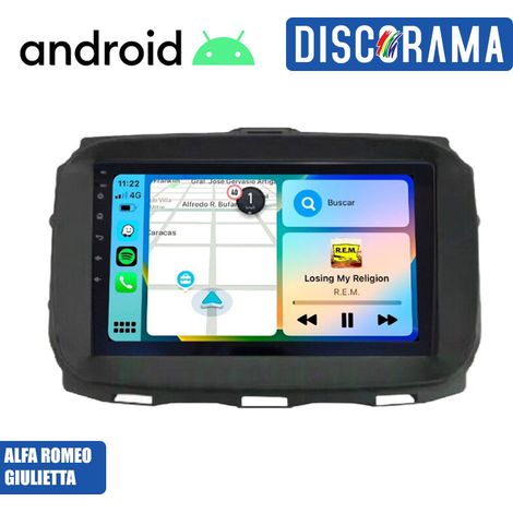 AUTORADIO ANDROID PER ALFA ROMEO GIULIETTA 2014-2019 STEREO AUTO TOUCH 7″ (1/5)