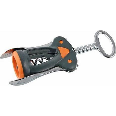 Cavatappi design moderne 17x5,8x4,1 cm en acier inoxydable avec poignée ergonomique