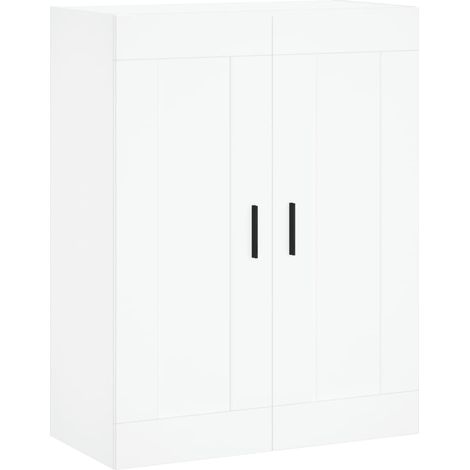 Armoire murale Salon,Meuble bas de Rangement,Meuble TV blanc 69,5x34x90 cm bois d'ingénierie -12849 (1/5)