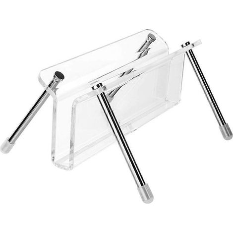 Eleganter Acryl-Tischhalter: Präsentieren Sie Ihre Schallplattensammlung stilvoll.