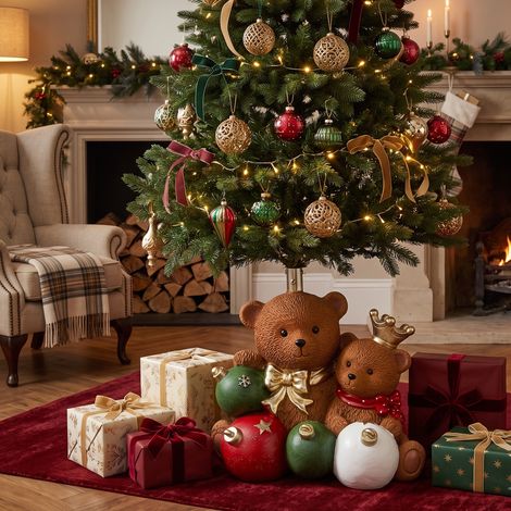 Base per Albero di Natale Decorativa a Forma di Orsetto, altezza 49 cm (1/4)