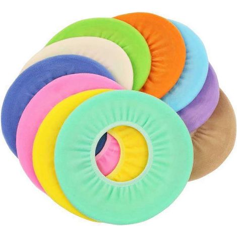 Housse de siège de toilette souple et extensible, lavable, en forme de O, réutilisable. (1/5)