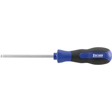 Cacciavite 6 Lati, Con Testa Sferica, Cote S / Stoviglie: 2.5Mm Lunga. La Lama 100 Mm, Lunghezza Segnaposto Totale Mm (1/2)