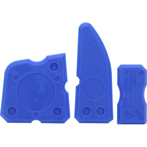 Kit de 24 pièces comprenant un embout de pulvérisation pour joint de carrelage, un grattoir à joint en métal et du ruban d'étanchéité pour évier.