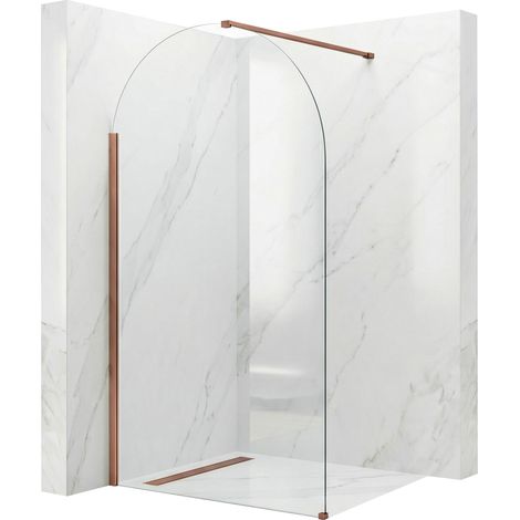 Paroi De Douche Rea Heaven Brush Copper 120 Walk-In (1/5)