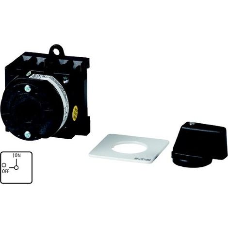 Inter. Marche-Arrêt 2 P 20A 90° encastré fixation arrière,Appareil de base 000005736 EATON T0-1-102/XZ