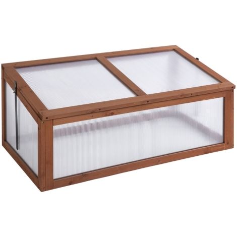 Petite serre chaude de mini serre chaude pour la bonne transmittance légère 100L x 65W x 40H cm de panneau de PC de jardin