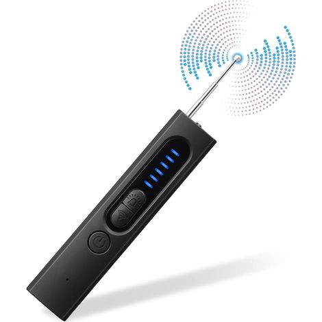 Rilevatore di microspie di piccole dimensioni: dispositivo per la ricerca di telecamere nascoste, scanner per localizzatori GPS per il controspionaggio, rileva telecamere GSM nascoste, ricerca di disp (1/5)