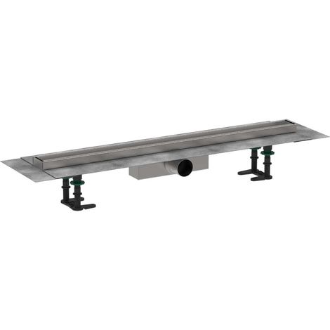 Hansgrohe RainDrain Compact - Duschrinne 80 cm zum Einlegen von Fliesen, mit Gitter 56179000 (1/3)