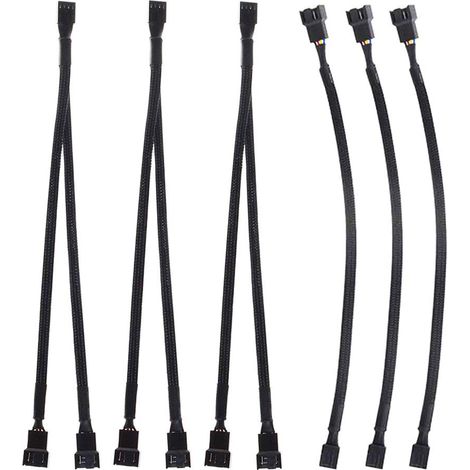 Câble Ventilateur CPU 4PIN/3PIN PWM,1-2 Convertisseur (1/5)