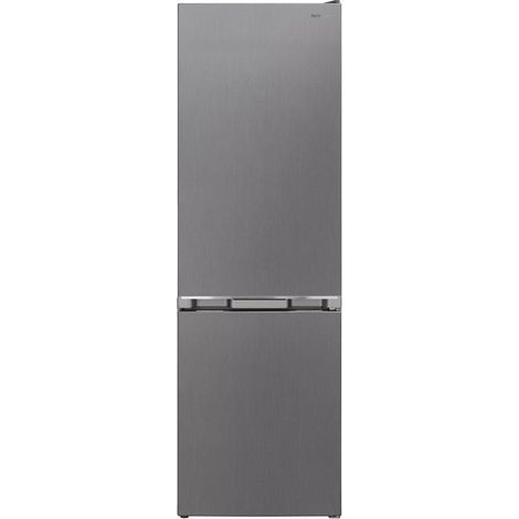 Sharp – Réfrigérateur combiné 54cm 268L inox – Volume réfrigérateur 184L – Congélateur bas 84L – Classe énergétique D – Technologie Nano Frost