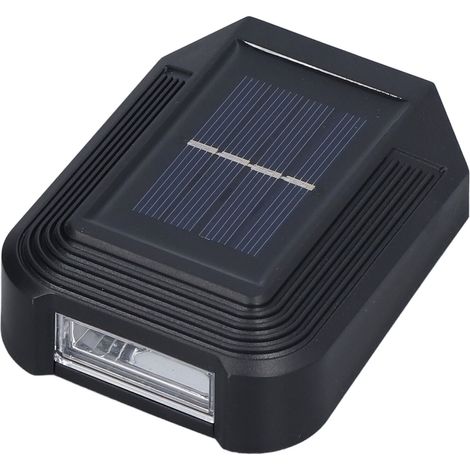 Applique solaire murale extérieure, 6 LED, indice de protection IP65, pour jardin, cour, lumière blanche (1/5)