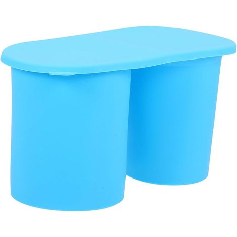 à Glaçons Cylindriques en Silicone avec Couvercle Compatible (1/5)