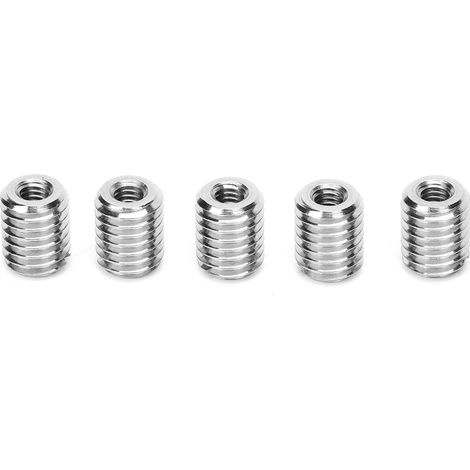 Packung mit 10 Reduziermuttern für Innen-/Außengewinde: Innengewinde M40,7, Außengewinde M81,25, Länge 10 mm (1/5)