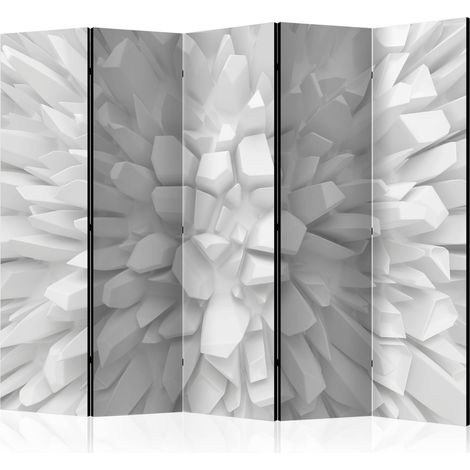 Paravento - White dahlia II [Room Dividers] - 225x172 (1/4)