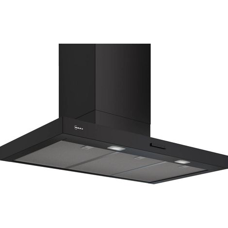 Hotte décorative murale 90cm 594m3/h noir - Neff - D95BCC2S0 (1/5)