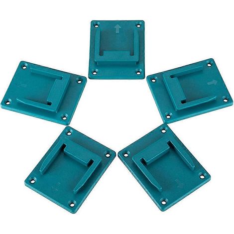 Lot de 5 supports de fixation pour perceuse Makita 18V, avec crochet. (1/5)
