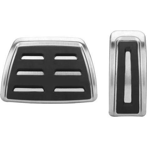 Couvercles de pédales en acier inoxydable pour Audi A1, A3, TT (2 pièces)
